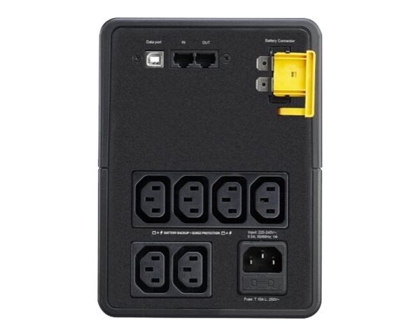 APC Back-UPS BX Series BX1200MI-MS - UPS - CA 230 V - 650 vatios - 1200 VA - conectores de salida: 5 - negro