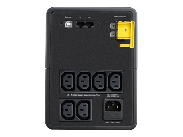 APC Back-UPS BX Series BX1600MI-MS - UPS - CA 230 V - 900 vatios - 1600 VA - conectores de salida: 4 - negro - Imagen 3
