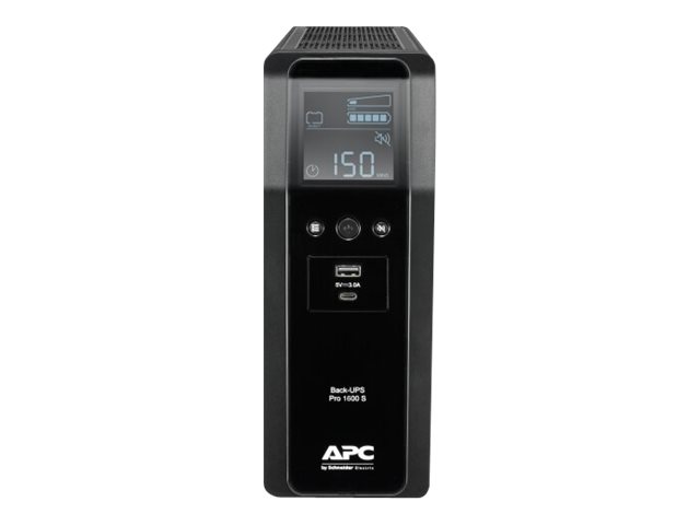 APC Back-UPS Pro BR1600SI - UPS - CA 220-240 V - 960 vatios - 1600 VA - 260 Wh - USB - conectores de salida: 8 - negro - Imagen 6