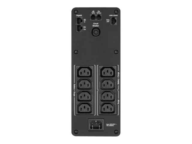 APC Back-UPS Pro BR1600SI - UPS - CA 220-240 V - 960 vatios - 1600 VA - 260 Wh - USB - conectores de salida: 8 - negro - Imagen 3