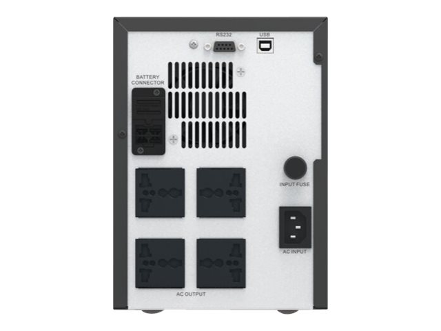 APC Easy UPS SMV SMV1500AI-MS - UPS - CA 220/230/240 V - 1050 vatios - 1500 VA - RS-232, USB - conectores de salida: 4 - Imagen 3