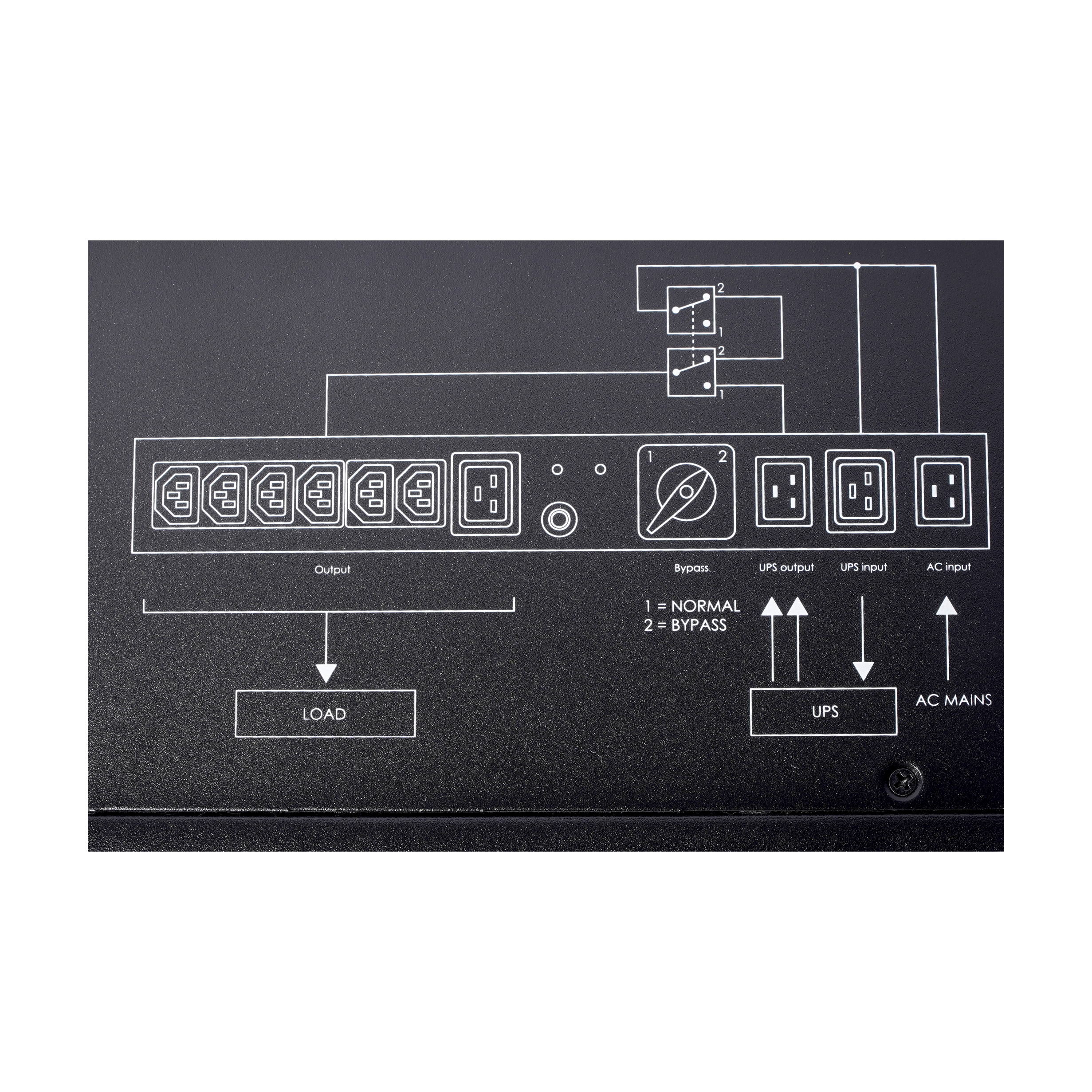 Switch Bypass con PDU 1-3kva - Imagen 2