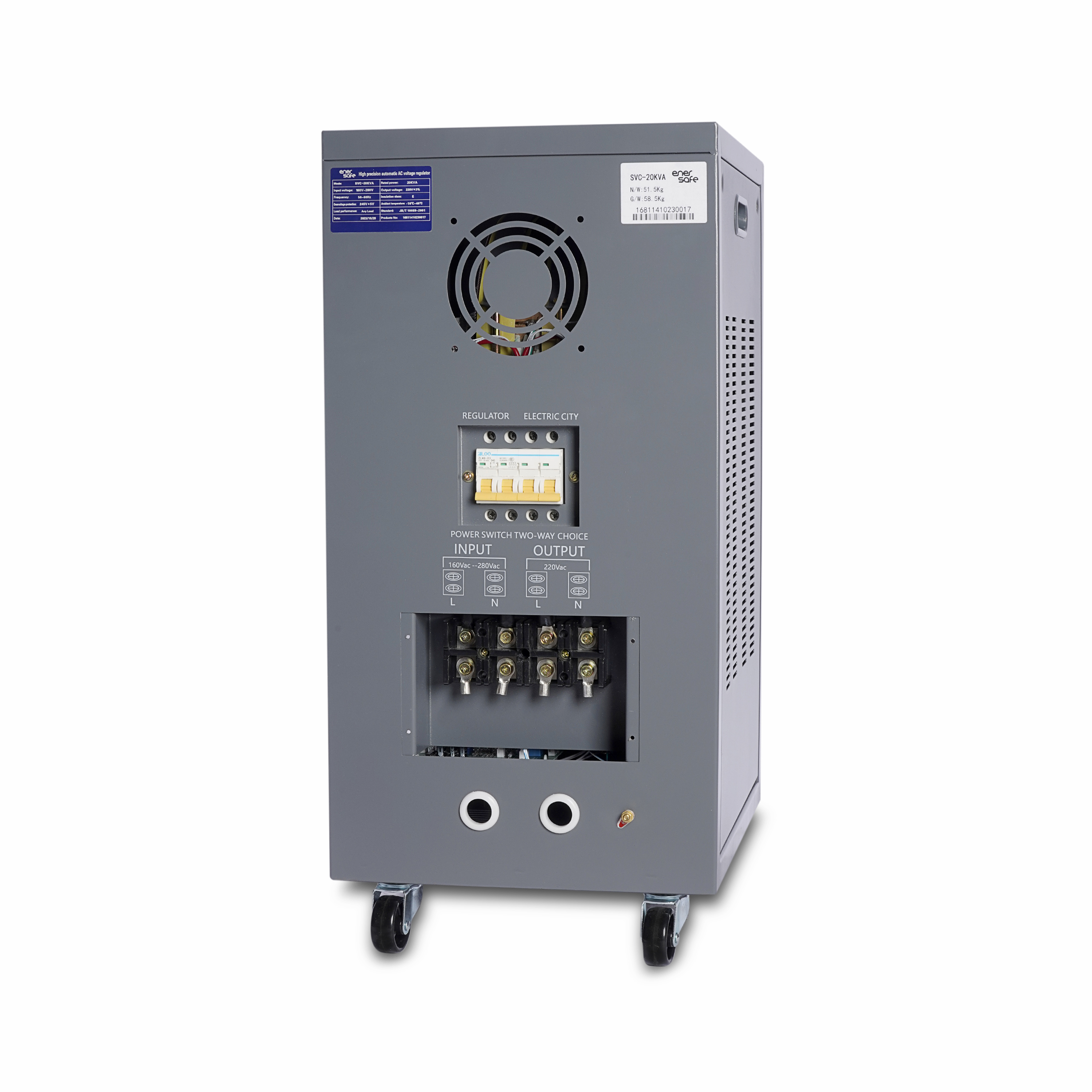 Estabilizador de Voltaje 10 kVA Monofasico - Imagen 2
