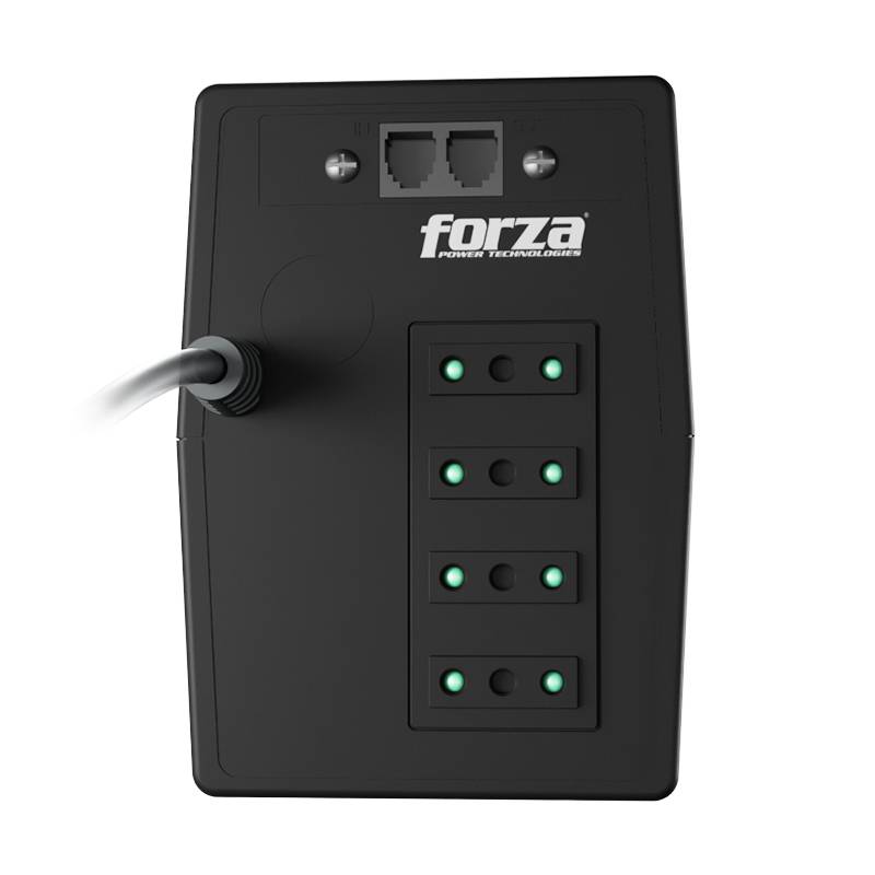 Forza NT Series - UPS - Line interactive - 500 Watt - 1000 VA - AC 220 V - 4-Italian RJ11 - Imagen 2