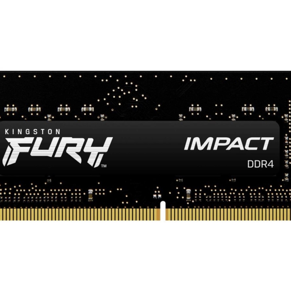 Kingston FURY Impact - DDR4 - módulo - 32 GB - SO-DIMM de 260 contactos - 3200 MT/s / PC4-25600 - CL20 - 1.2 V - sin búfer - no ECC - negro