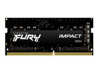 Kingston FURY Impact - DDR4 - módulo - 32 GB - SO-DIMM de 260 contactos - 3200 MT/s / PC4-25600 - CL20 - 1.2 V - sin búfer - no ECC - negro - Imagen 3